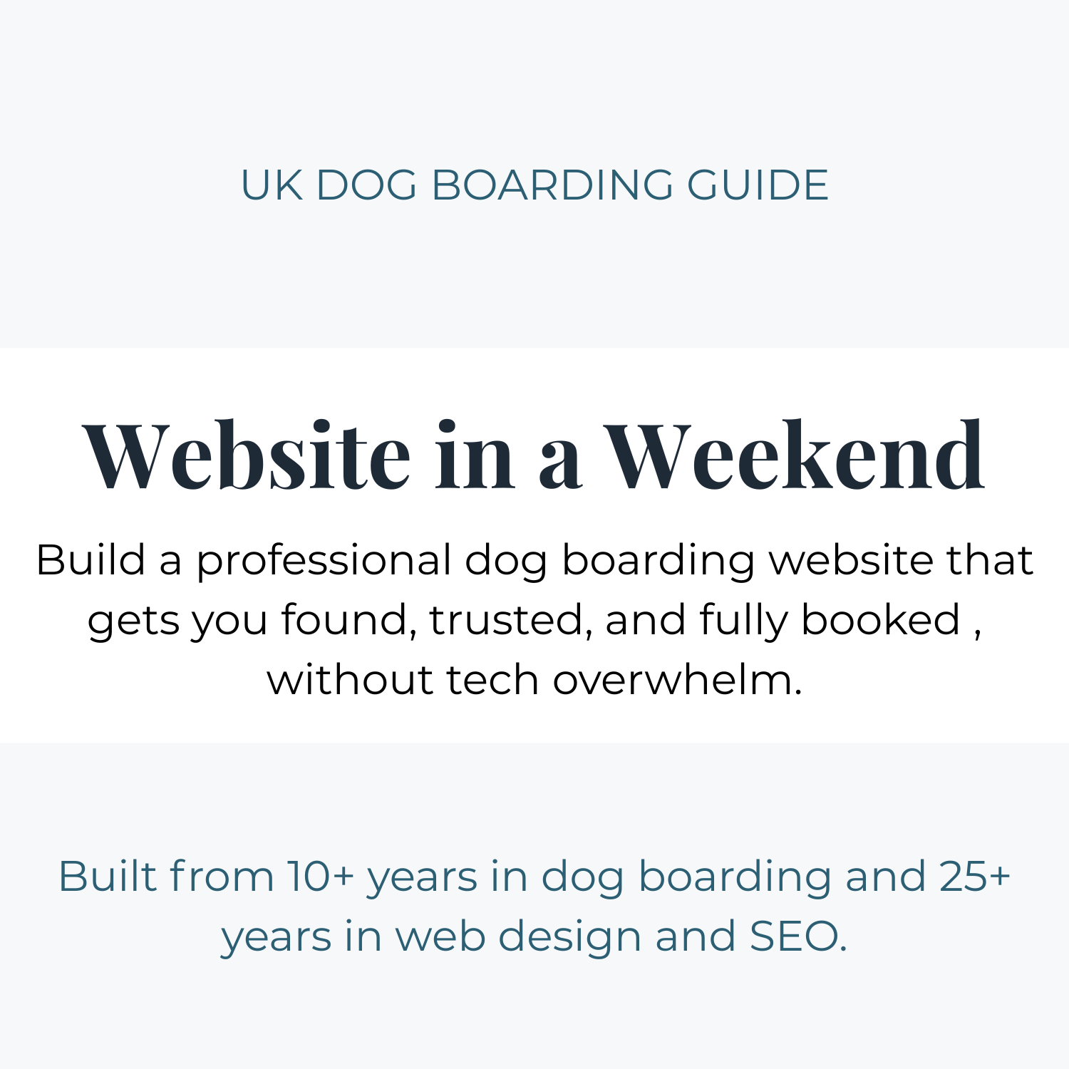 WEBSITE IN A WEEKEND